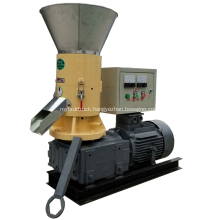 Flat die wood sawdust pellet machine